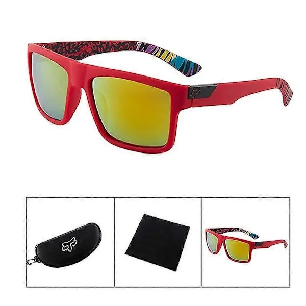 Fox Aurinkolasit Miehille Merkki Design Naiset Ajo Lasit Vintage Retro Aurinkolasit Neliömäiset Silmälasit Uv400 Gafas(65% alennus)_EP28 [DB]