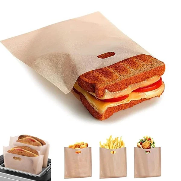 10-Pack - Toastbag / Toastpåse - Grilla mackor i brödrosten