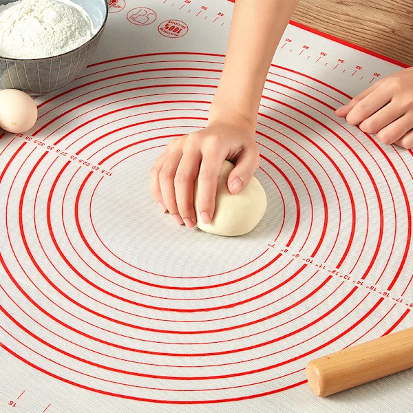 Stor bakmatta i silikon Extra tjock non-stick bakmatta med M