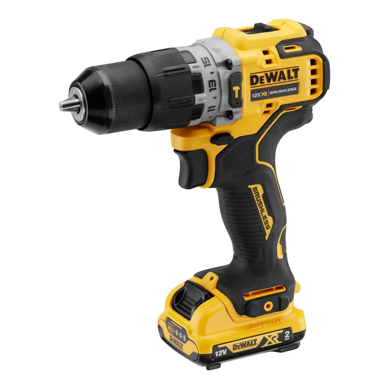 Dewalt DCD706D2-QW Boremaskine med batteri og lader, Maskiner