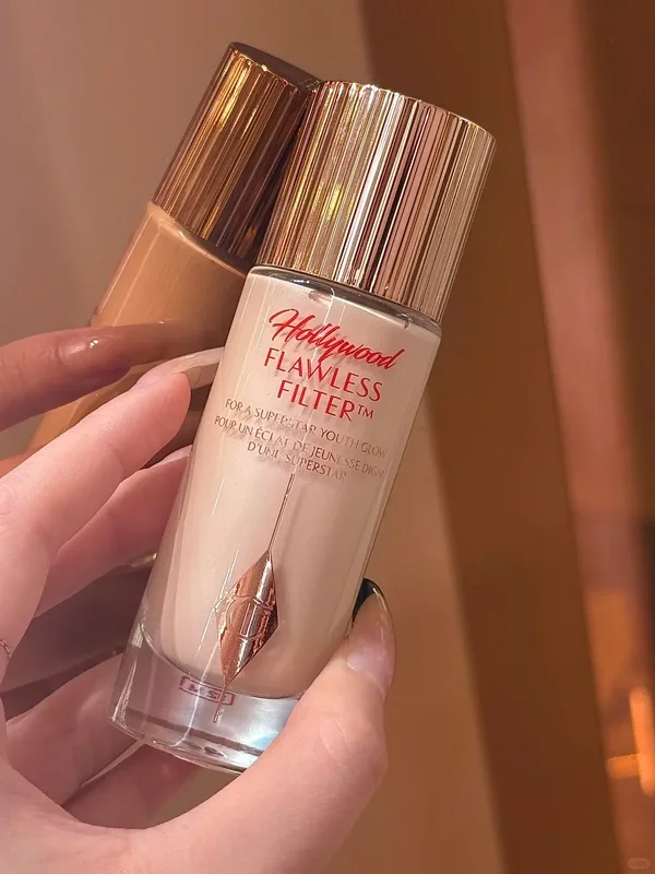 AliExpress - Fond de Teint Liquide CT Hollywood Starlight Beauty Flawless Filter – Éclaircissant, Illuminateur, Couvrance Légère, à Appliquer Avant le