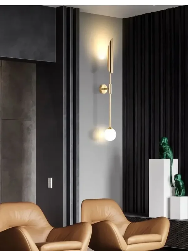 AliExpress - Postmoderne Nordische LED Kreative Wandleuchte Persönliche Metall-Lampe für Flur, Treppenhaus, Wohnzimmer, Schlafzimmer und Nachttisch