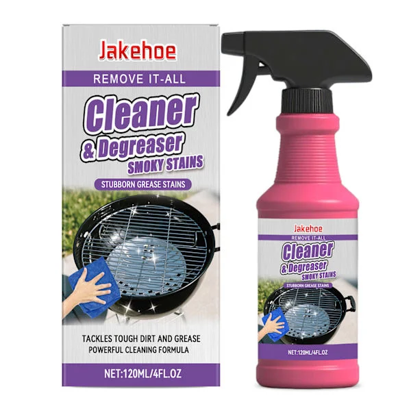 Fast-Acting Heavy Duty Grill Degreaser Spray BBQ Grill Cleaner for Outdoor Grills All-Purpose Cleaner