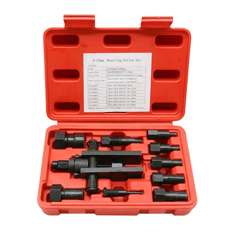 AliExpress - Extracteur de roulement à trou aveugle Podofo 8-25MM, kit de démontage interne à deux griffes 10 pièces pour moto et voiture