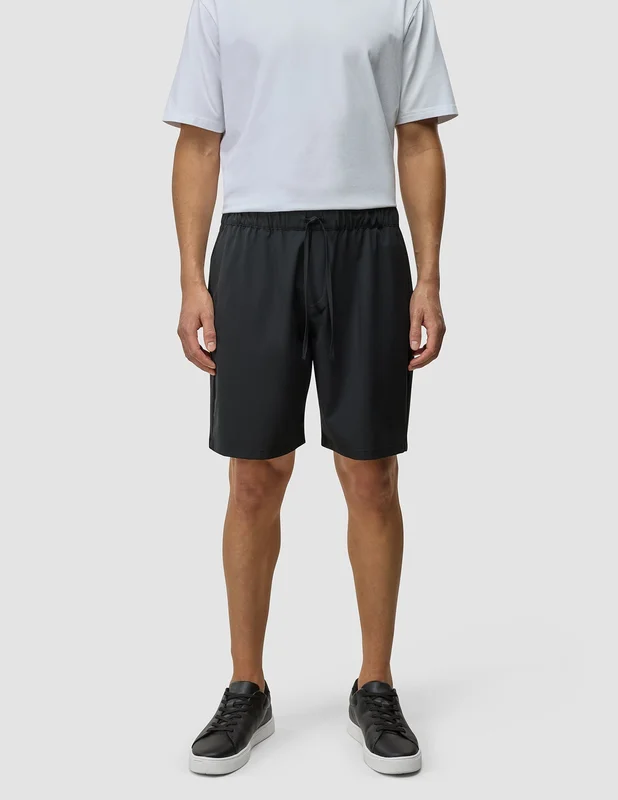 Shaping New Tomorrow - Tech Linen Elastic Shorts - Black - Herr - Storlek 28/
