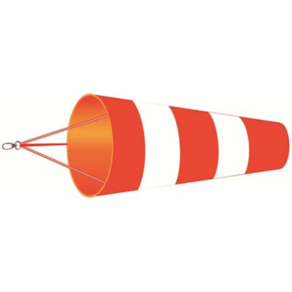 Vindstrut med reflekterende bælte, vindstrut, 60 cm udendørs vindstrut, hængende vindstrut, vindretningsindikator (FMY)