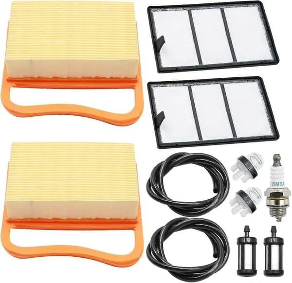 4238-140-1800 Luftfiltersett med drivstoffledning tennplugg, erstatning for Stihl TS410 TS410Z TS420 TS420Z betongsag, erstatter 4238 140 4