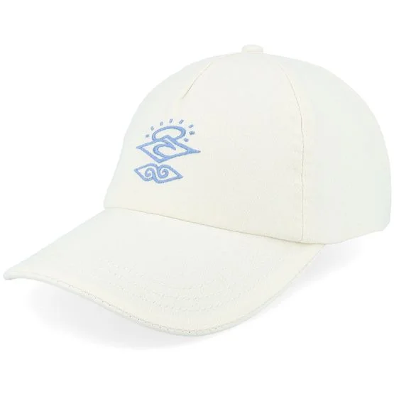 Rip Curl - Wit unconstructed Cap - Search Icon Cap Bone/Bright Blue Dad Cap @ Hatstore