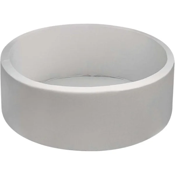 Skumbollhav för barn, mjuk bollpool för barn, lekhage för spädbarn inomhus och utomhus, bollhav i memory foam för barn (Grå)