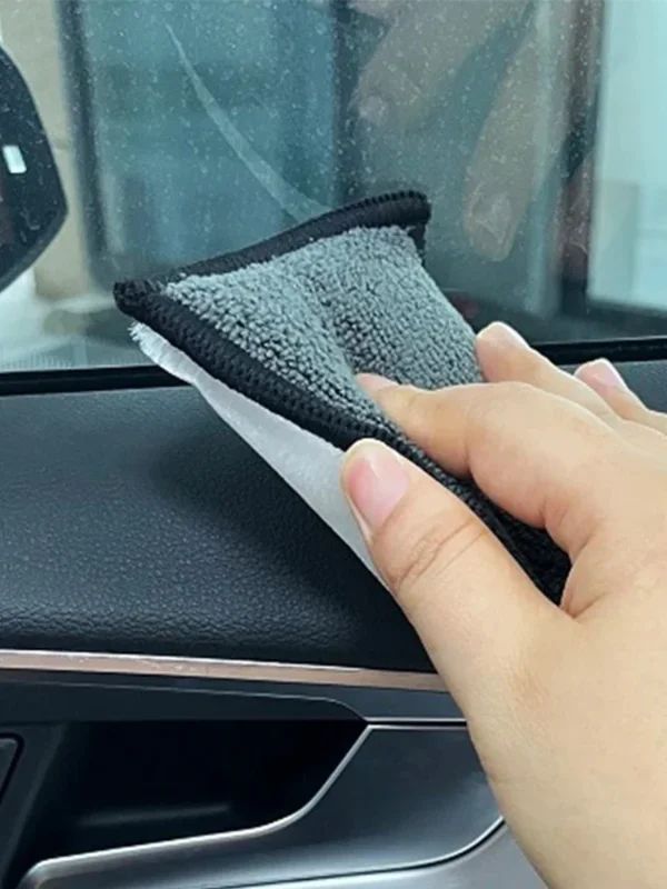 AliExpress - 2-10 Stuks Auto Detaillering Gereedschap Zachte Dubbelzijdig Microfiber Schrobben Spons Auto Leer Schoonmaken Microfiber Handdoek Wax 
