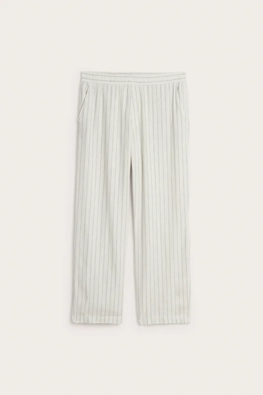 Kappahl | Bukse i linblanding Beige L | Herre