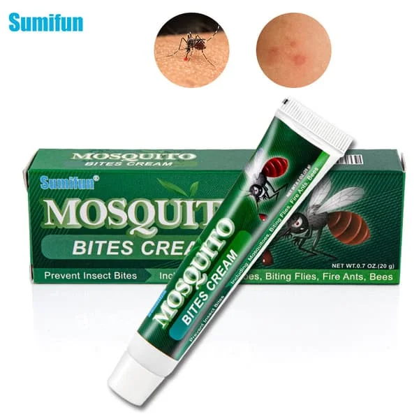 Myggemiddel salve, urtebaseret myggespray, myggestik hudplejecreme 20g -- K10032