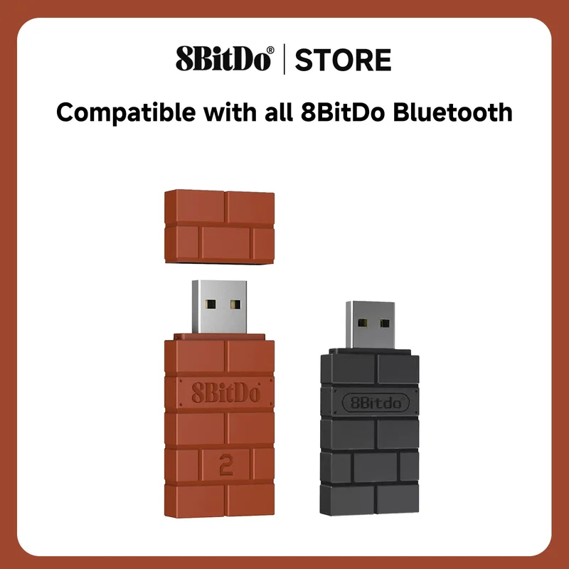 AliExpress - 8BitDo USB Wireless Bluetooth Adapter 2 Empfänger für Nintendo Switch 1, 2 PS1 Mini Windows für PS4 PS5 Xbox Series X/S Griff