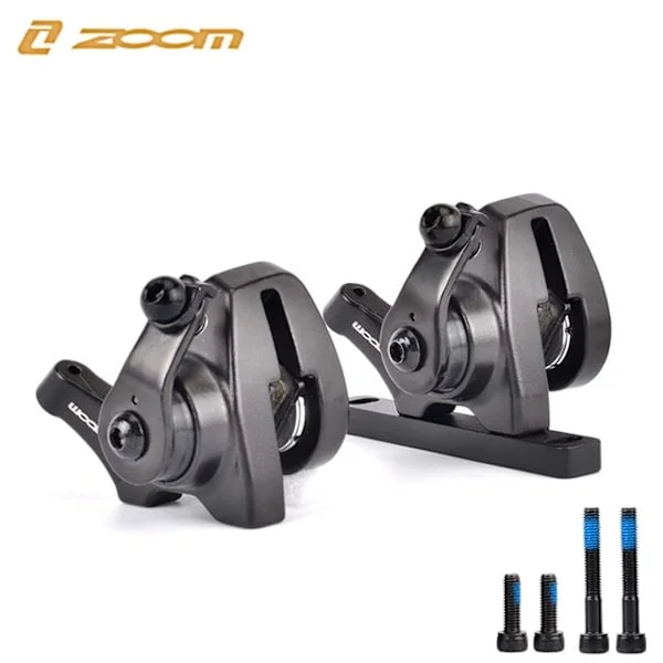 ZOOM DB580 landsvägscykelbromsar Bromsok Mekanisk set för racercykel skjuter bromsok Kolvlinjedrag för rotor 140MM