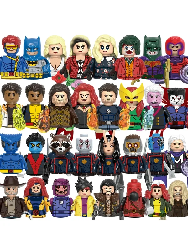 AliExpress - Blocs de construction Marvel, mini personnages, jouets populaires, Black Cat Batman Morph TVA Agent, cadeau de fête pour enfants