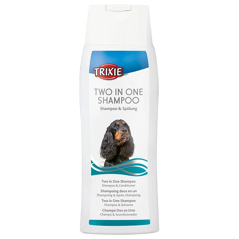 Trixie Two In One Hundeshampoo 250 ml, Tøj & Bolig, Tilbehør Til Kæledyr, Hundeshampoo