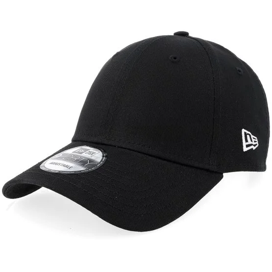 New Era - Svart adjustable Caps - Basic Black 9FORTY Adjustable @ Hatstore