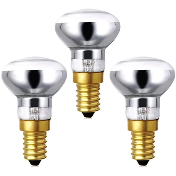 3X R39 Lavalampa Glödlampa 30W 230V E14 Liten Edison Skruv Reflektor Spotljus Dimbar, Lavalampa Glödlampor, Varm Vit