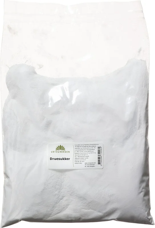 Urtegaarden Druesukker 2,5 kg, Helse & Madvarer, Madvarer, Øvrige Fødevarer