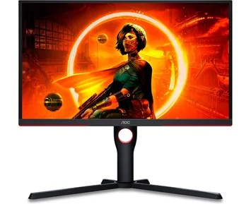 AOC 25tum 240Hz Esport monitor (25G3ZM/BK) - 24,5tum Full HD-skärm med 1 ms responstid & 240 Hz