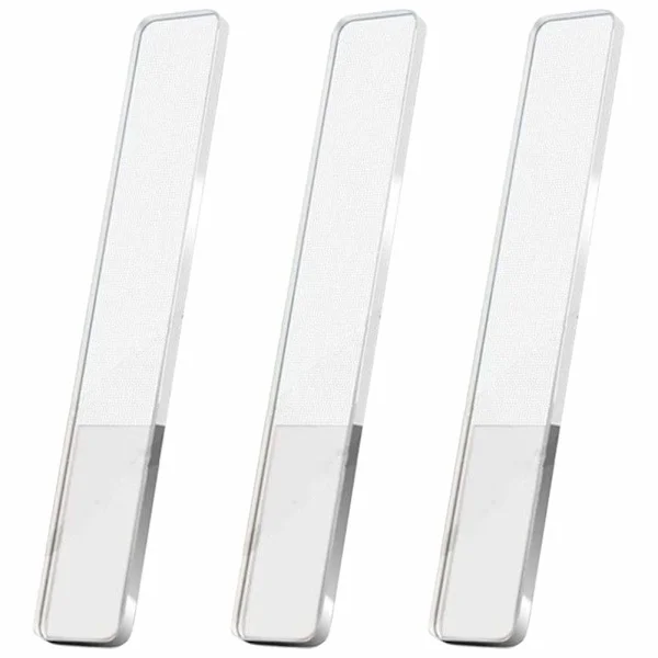 Glas neglefile Nano Krystal Mini Neglefil Opgradering Neglebuffer Neglepoleringsstrimmel Professionelt Neglemanicureværktøj 3 Stk Sæt