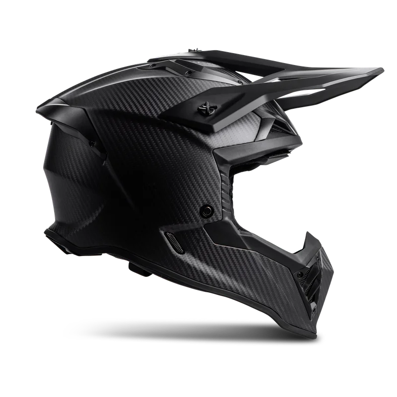 Casque Cross Raven Morphous Pro Mat Carbone S