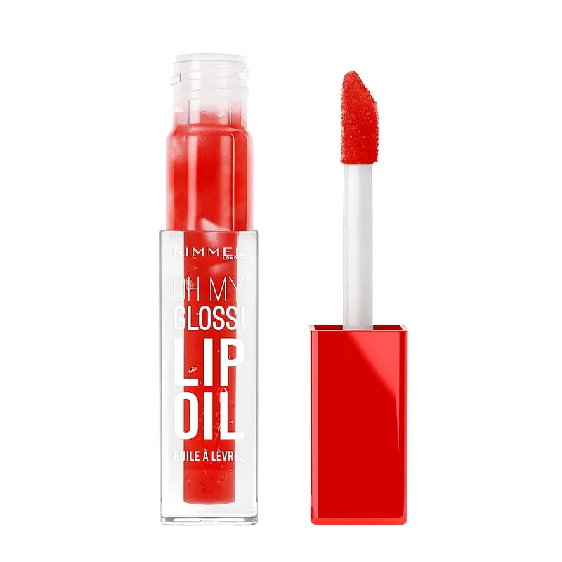 Rimmel Oh My Gloss! Lip Oil, Lip Gloss Vivid Red, Makeup, Læber, Lip Oil
