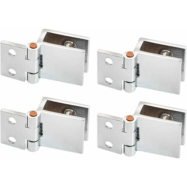 Seoslasisarana, 4 kpl lasioven puristinsarana 0 astetta, ei porausta lasisarana keittiön kaapin lasioveen vitriiniin (5-8mm lasi)