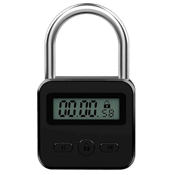 Metal Timer Lås LCD Tid 99 Timer Maks Timing USB Timer Hængelås - God