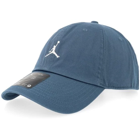 Jordan - Azul unconstructed Gorra - Jordan Club Cap Washed Jumpman Blue/Sail Dad Cap @ Hatstore