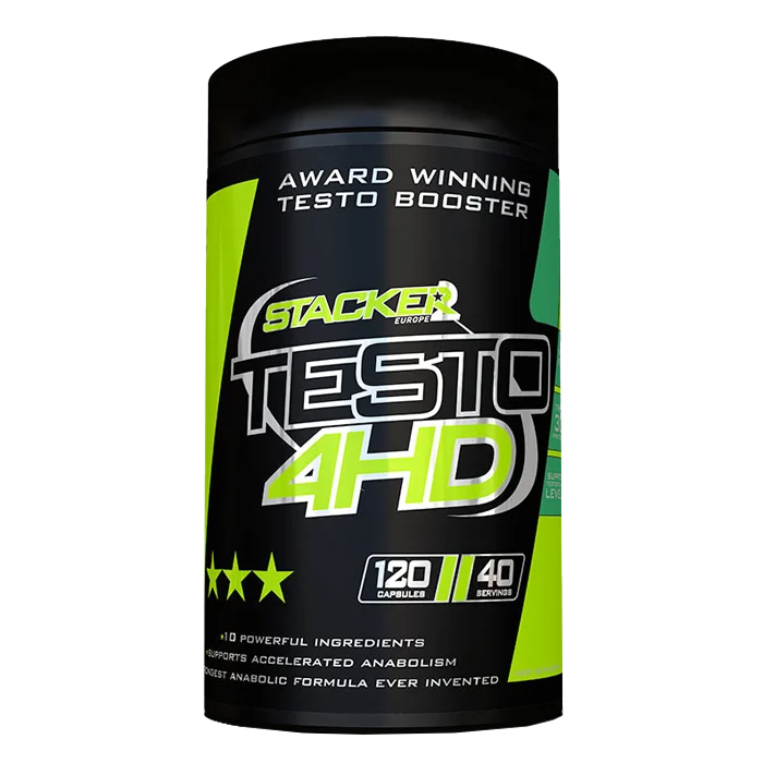 STACKER2 Europe Testo 4-HD Tribulus Terrestris 120 Kapslar