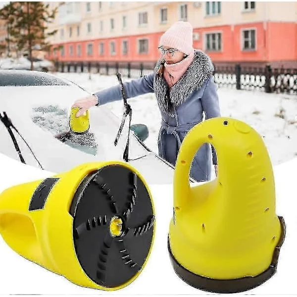 1 st Elektrisk is- och snöskyffel för bil, portabel elektrisk is- och snöskyffel USB-uppladdningsbar
