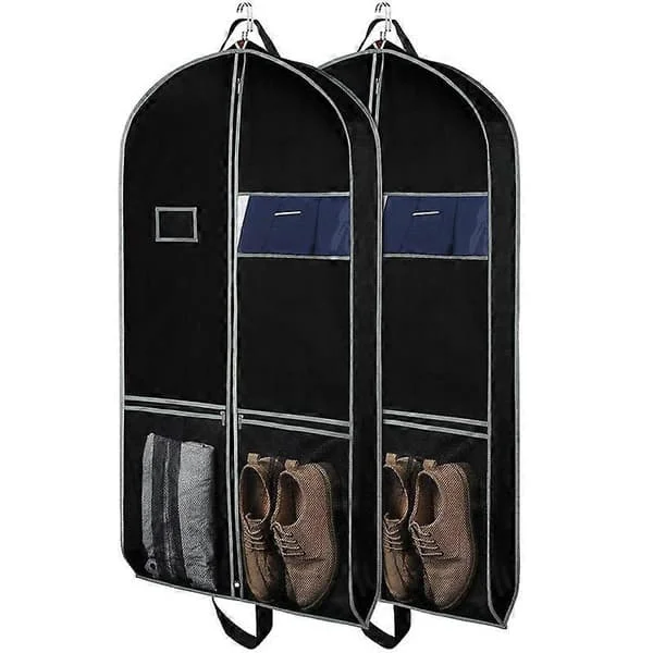 Klesposer 2 Pakning 109 cm Klesposer for Oppbevaring Reise Ikke-vevd Stoff Kjolepose Dresspose Klesplagg