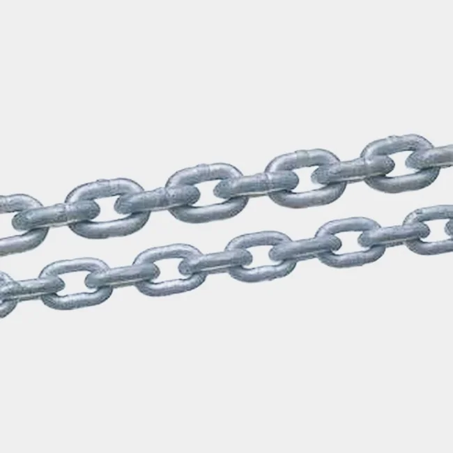 Ankerkæde, galvaniseret stål, DIN 766, Ø6 mm, 5 meter