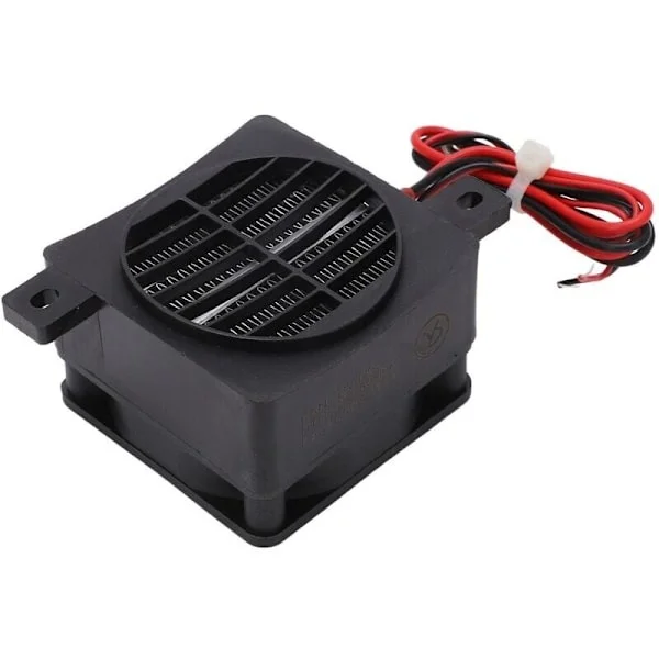12V 50W Elektrisk PTC-värmare Energibesparande Automatisk Avfrostning Varmluftsfläkt Avfrostare Konstant Temperatur Luftvärmare Radiator