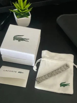 Silvrigt Armband, Lacoste