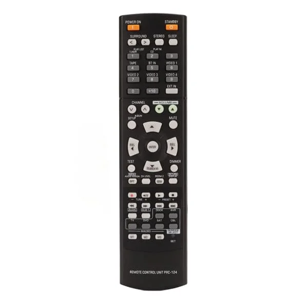 Fjärrkontroll för AV-receiver Ersättning Ljud Video Receiver Fjärrkontroll för Sherwood Prc 124 Rd 7503