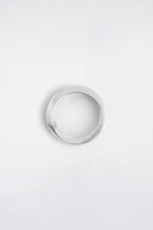COS Twisted Sterling Silver Ring in Silver-coloured - Men