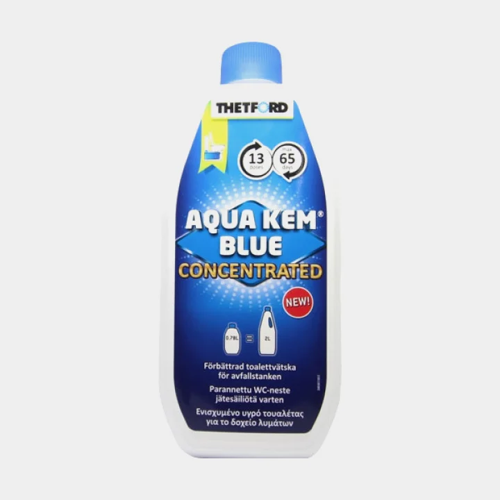 Saneringsvätska för portabel toalett / kemtoalett Thetford Aqua Kem Blue, koncentrerad, 780 ml