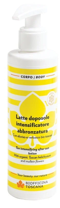 Biofficina Toscana Latte Doposole Intensificatore Abbronzatura