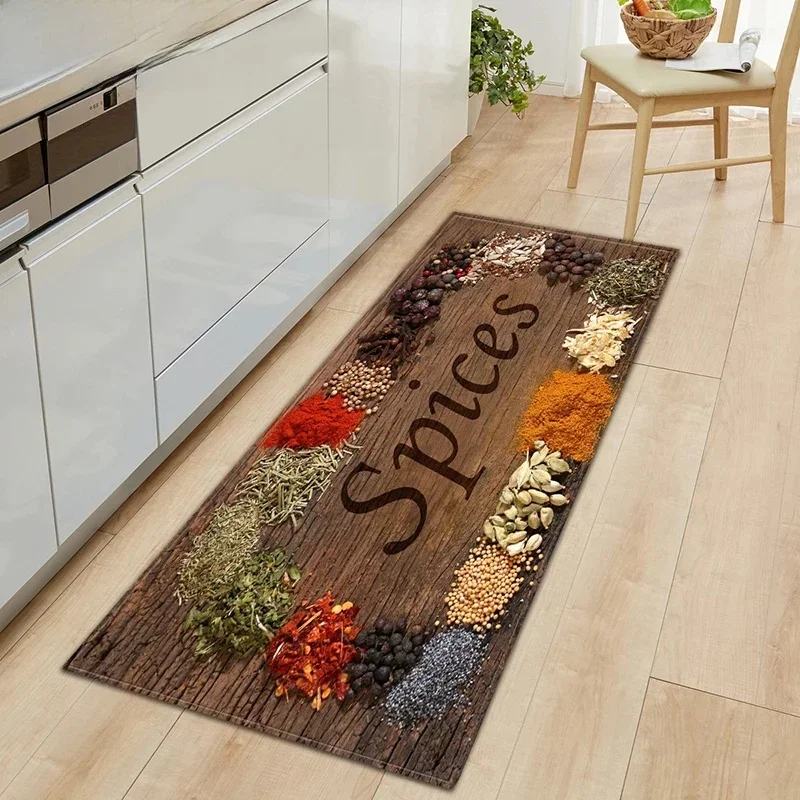 AliExpress - Polymères de cuisine coordonnants pour la décoration de la maison, tapis de sol, portes d'entrée, couloir, chambre à coucher, salon, 