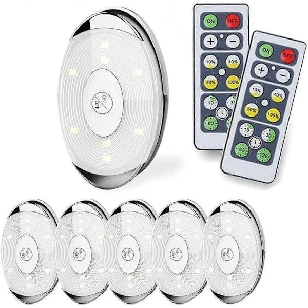 LED-skåpbelysning, Batteridriven LED-skåpbelysning, LED-skåplampor Nattgåva