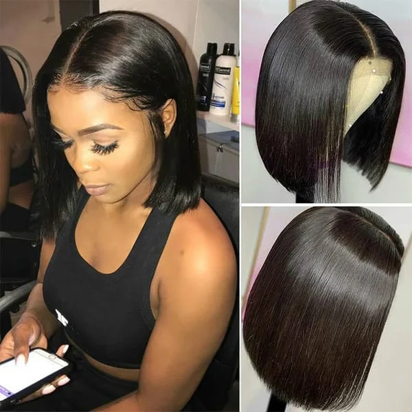 1 stk. Brasiliansk Lace Front Paryk Ægte Hår Brasiliansk Ægte Hår