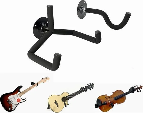 Guitar Hanger for Ukulele/Bass/Violin, Wall Mounted Slatwall Hook