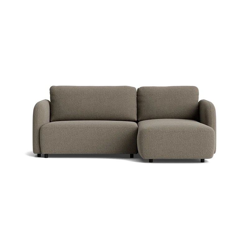 Arezzo chaiselong sovesofa, højrevendt - Nordic Grå - 241x154x90 - Sofa, sovesofa, chaiselong