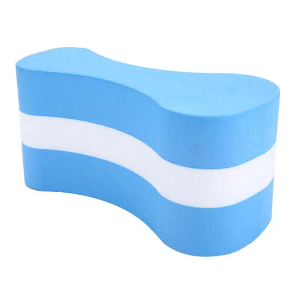 EVA Swim Clip Leg Board Kids Adults Beginners Pool Training Swimming Kickboard Float Board Blue White