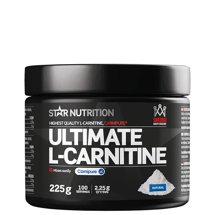 L-karnitin Star Nutrition Ultimate L-Carnitin Powder 225 g - Bodyman.dk