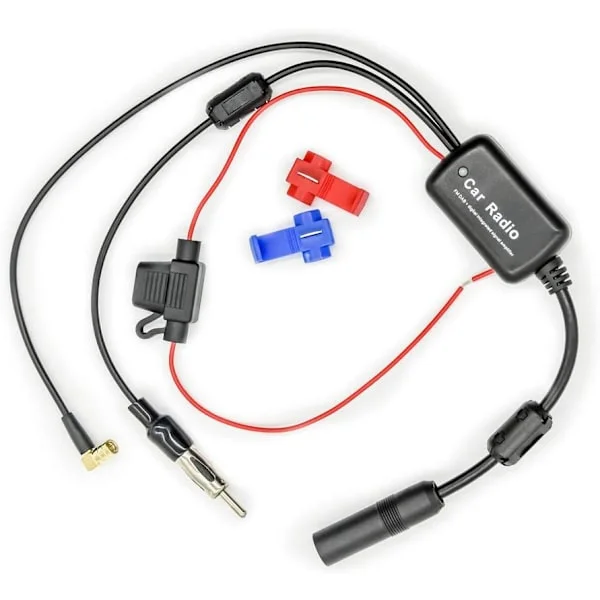 FM/AM DAB DAB+ Auton Antenni Signaalivahvistin SMB Naaras DIN Uros Adapteri 12V Digitaalinen Radio Antenni Jakaja Antenni Vahvistin