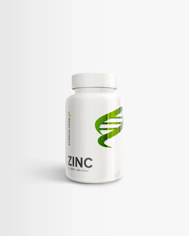 Sinkki - 100 kapselia - Body Science Zinc - Kivennäisaineet, Sinkkilisät
