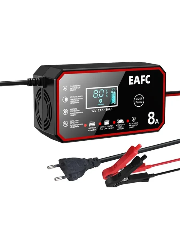 AliExpress - 12V 8A Intelligente Auto Batterie Ladegerät Auto Batterie Ladegerät Puls Reparatur Motorrad Lkw Batterie Ladegerät GEL Blei Säure